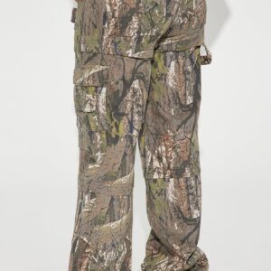Tall Slouchy Camo Multi-Pocket Cargo Jeans - Image 4