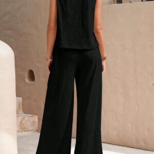 Elegant Casual Two-Piece Loungewear Set - Image 11