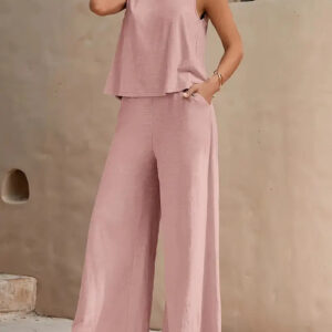 Elegant Casual Two-Piece Loungewear Set - Image 9