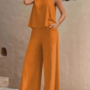 Elegant Casual Two-Piece Loungewear Set - Image 7