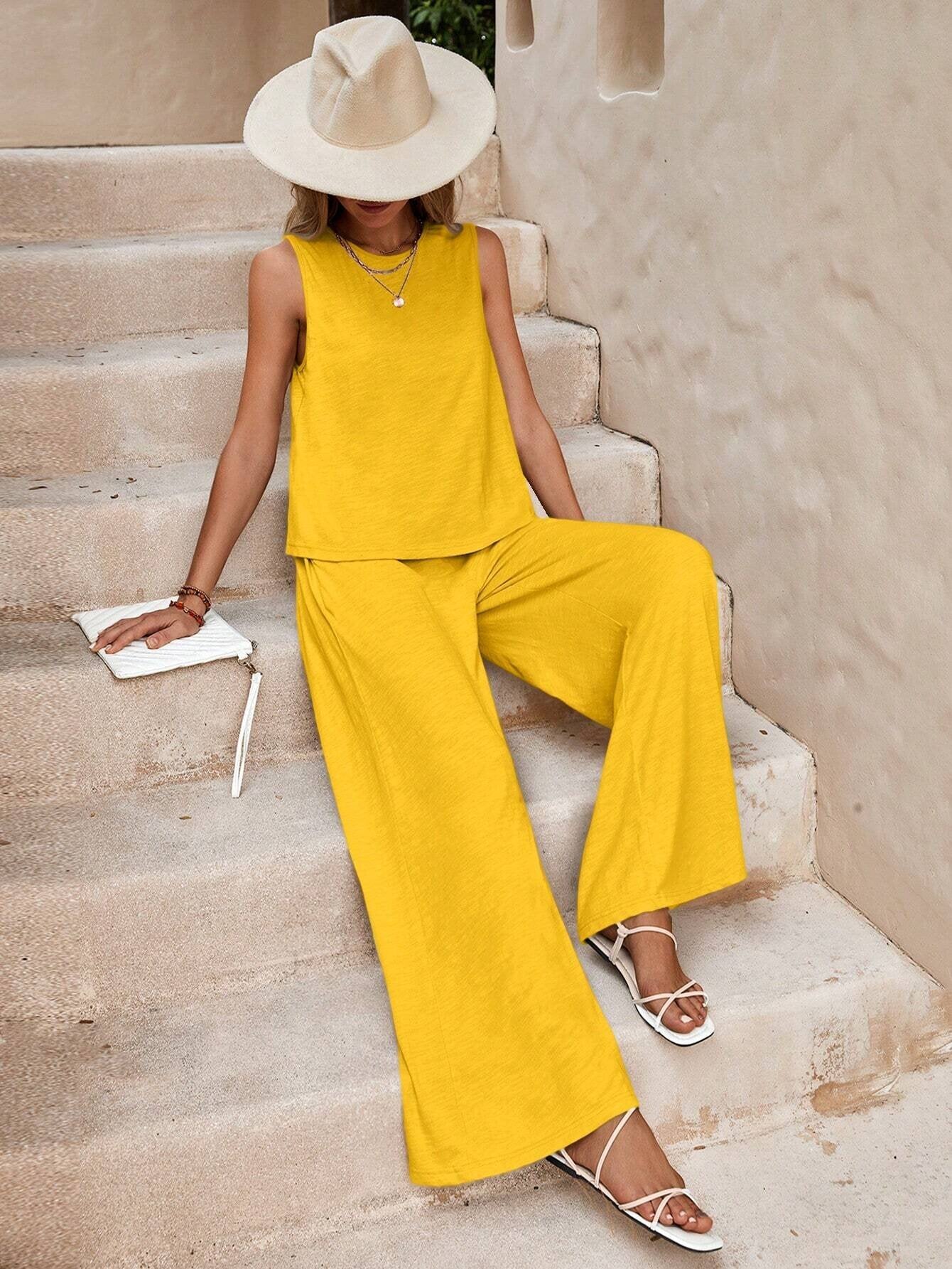 Elegant Casual Two-Piece Loungewear Set - Image 16