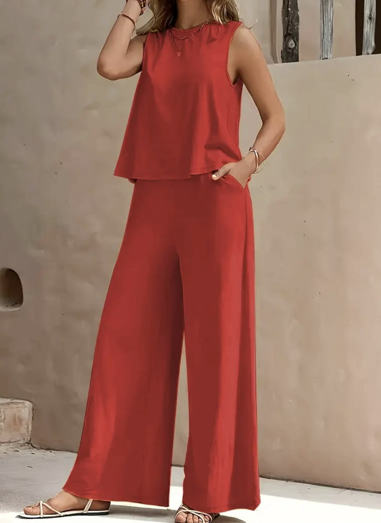 Elegant Casual Two-Piece Loungewear Set - Image 8