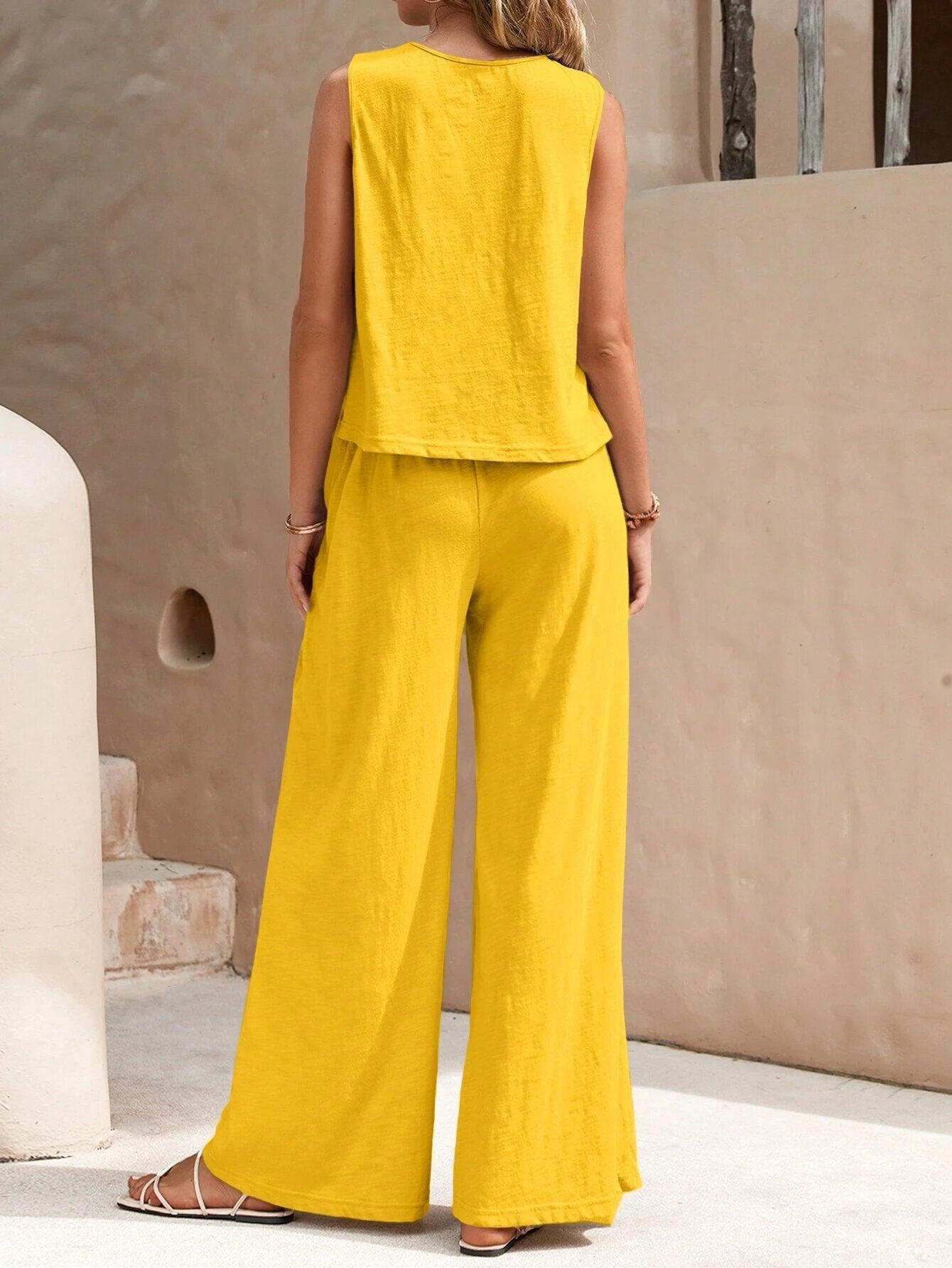 Elegant Casual Two-Piece Loungewear Set - Image 21